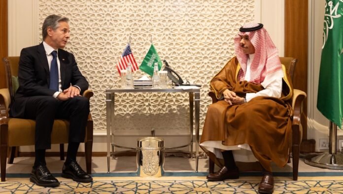 اجتماع بين وزيري الخارجية السعودي والأمريكي في الرياض في أكتوبر 2023- الخارجية الأمريكية